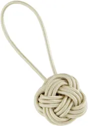 Raffhalter Knoten in Naturfarben