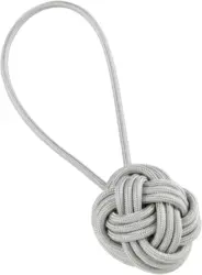 Raffhalter Knoten in Grau