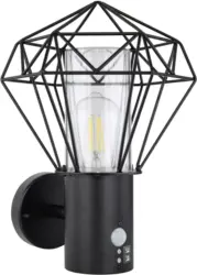 Außenleuchte Horace in Schwarz max. 15 Watt