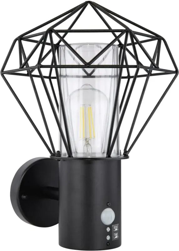 Außenleuchte Horace in Schwarz max. 15 Watt