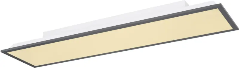 Deckenleuchte Doro in Weiß/Graphit max. 24 Watt Deckenlampe