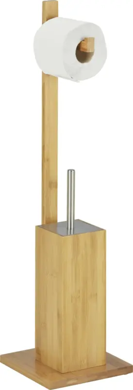 WC-Bürstenkombination Naturfarben/Edelstahlfarben