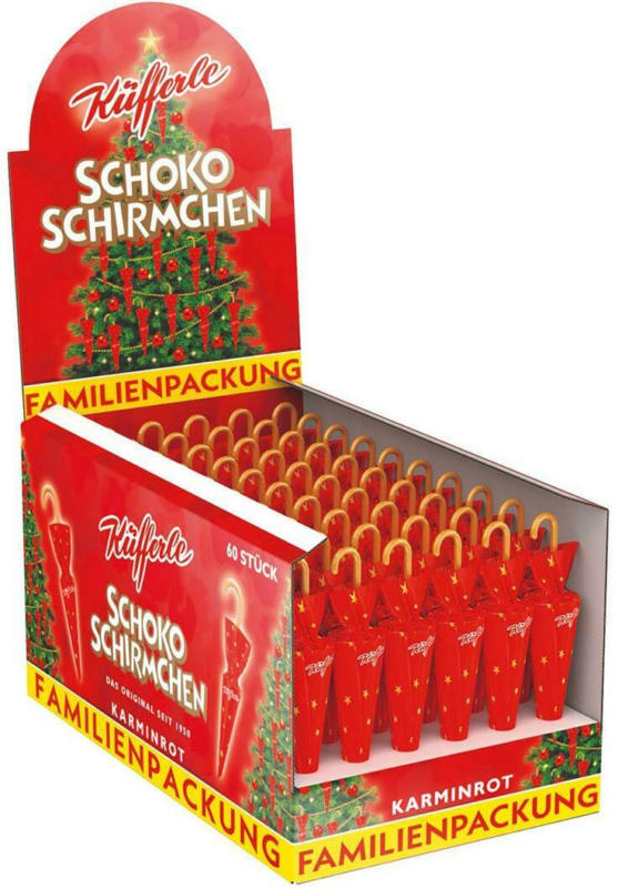 Küfferle Karminrot Schokoschirmchen 60er