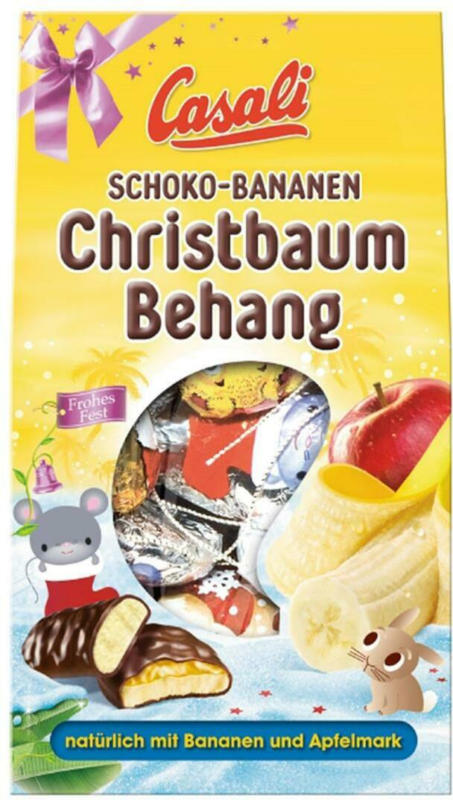 Casali Schoko-Bananen Christbaumbehang