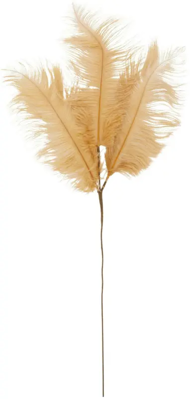 Dekozweig Federnzweig in Orange