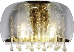 Wandleuchte Kalla in Grau max. 28 Watt Wandlampe