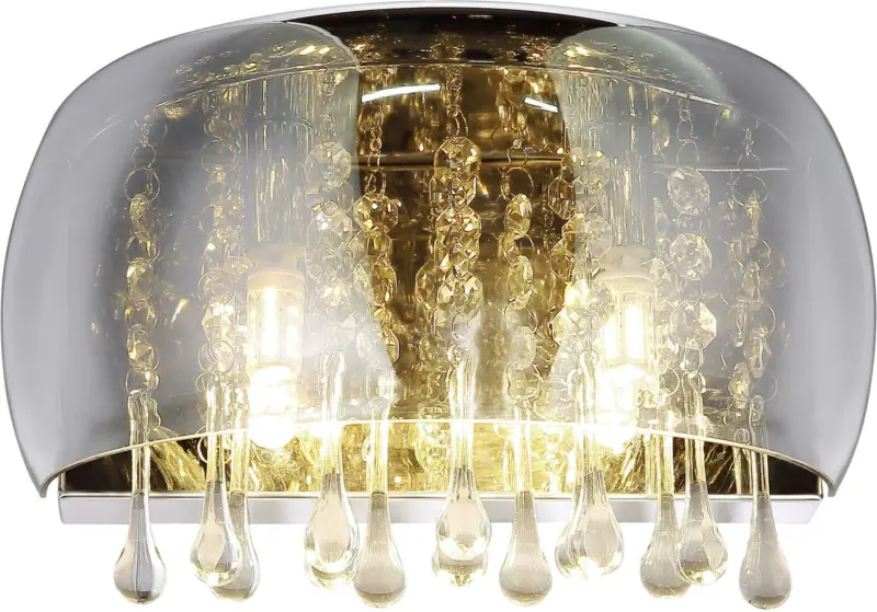 Wandleuchte Kalla in Grau max. 28 Watt Wandlampe