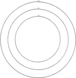 mömax Dornbirn - Ihr Trendmöbelhaus in Dornbirn Dekohänger Circles in Schwarz 3er Set