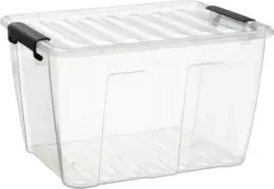 Box mit Deckel Betty in Transparent ca. 15l