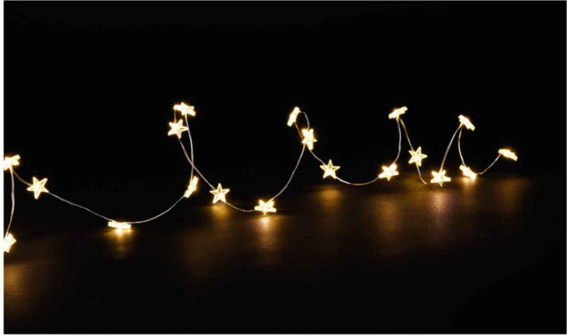 Lichterkette 40 LED indoor transparent -