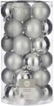 mömax Dornbirn - Ihr Trendmöbelhaus in Dornbirn Christbaumkugel-Set Noella in Silber, 30-teilig