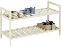 Schuhregal aus Bambus Massiv