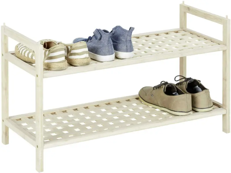 Schuhregal aus Bambus Massiv