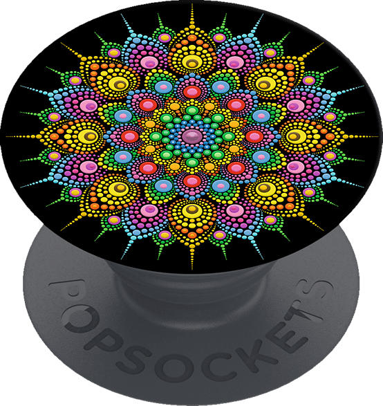 Phone Grip & Stand, Basic - Pearl Mandala