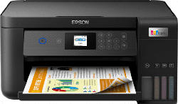 Epson Multifunktionsdrucker EcoTank ET-2851, Duplex, 5 S/min Farbe, Refill-System, Tinte, Wi-Fi, Schwarz