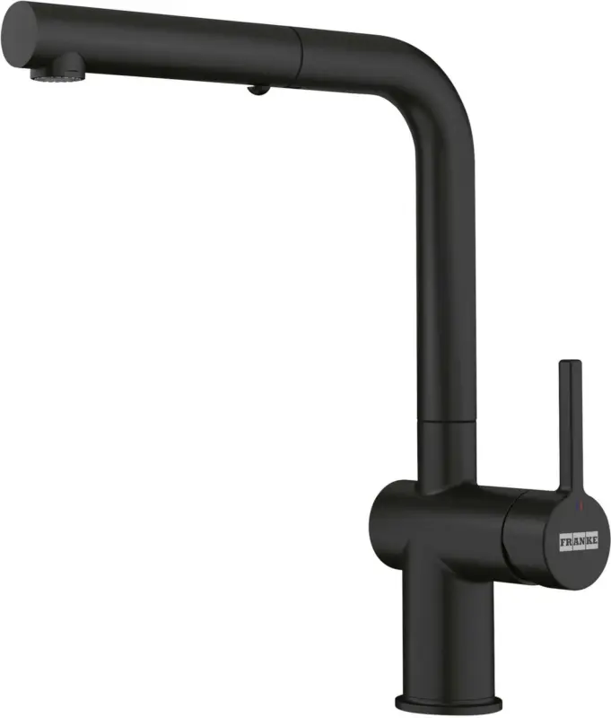 Spültischarmatur in Schwarz