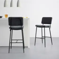 BARHOCKER 'Neta', dunkelgrau