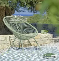 Gartenstuhl in Orange