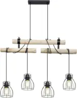 mömax Hängeleuchte Mina in Naturfarben max. 60 Watt