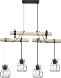 Hängeleuchte Mina in Naturfarben max. 60 Watt
