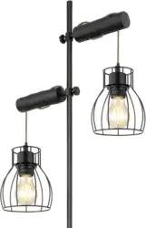 Stehleuchte Mina in Schwarz max. 40 Watt