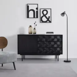 SIDEBOARD 'Roma', schwarz