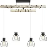 mömax Deckenleuchte Mina in Naturfarben max. 60 Watt Deckenlampe