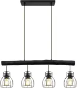 mömax Hängeleuchte Mina in Schwarz max. 60 Watt