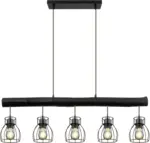 mömax Hängeleuchte Mina in Schwarz max. 60 Watt