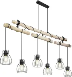 Hängeleuchte Mina in Naturfarben max. 60 Watt