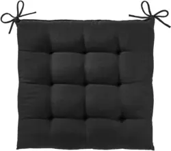Sitzkissen Anita in Schwarz ca. 40x40cm