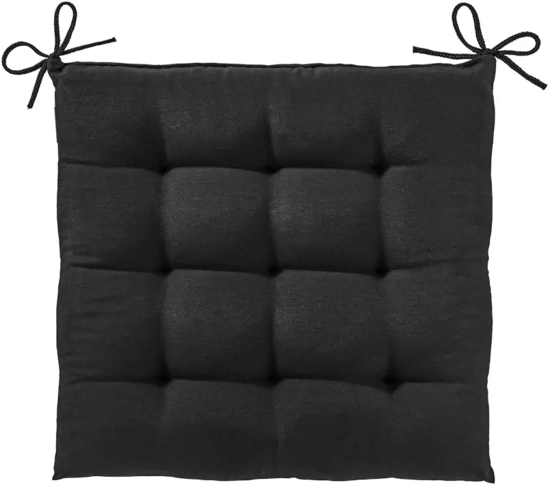 Sitzkissen Anita in Schwarz ca. 40x40cm