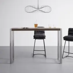Bartisch 'Enora', ca.150x40 cm, walnussfarben