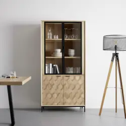 VITRINE 'Milano', eschefarben