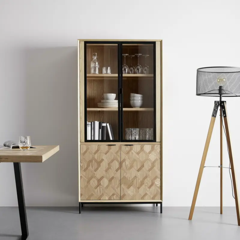 VITRINE 'Milano', eschefarben