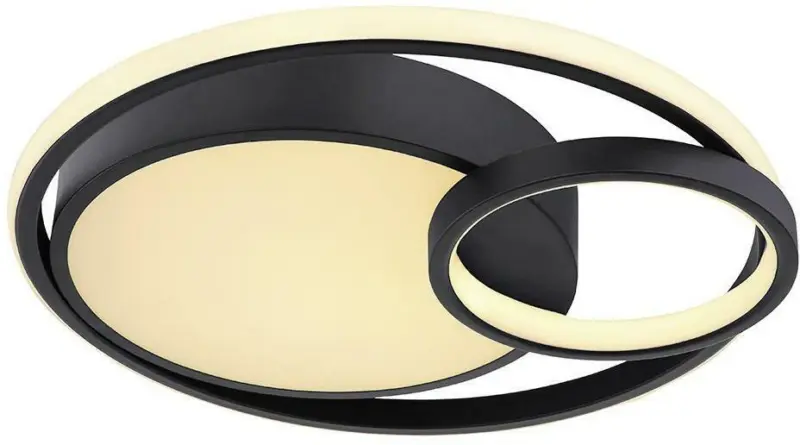 LED-Deckenleuchte Kamilla in Schwarz max. 36 Watt Deckenlampe