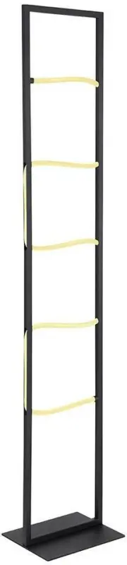 LED-Stehleuchte Kaia in Schwarz max. 26,4 Watt