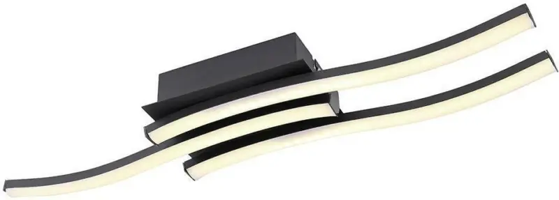 LED-Deckenleuchte Kasimir in Schwarz max. 18 Watt Deckenlampe