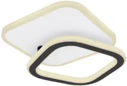 LED-Deckenleuchte Levana in Schwarz/Weiß max. 30 Watt Deckenlampe