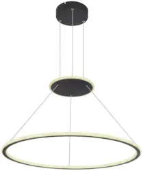 LED-Hängeleuchte Fridolin in Schwarz max. 65 Watt