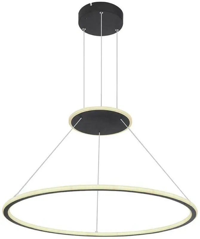 LED-Hängeleuchte Fridolin in Schwarz max. 65 Watt