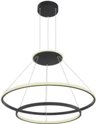 LED-Hängeleuchte Fridolin in Schwarz max. 75 Watt