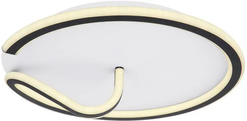 LED-Deckenleuchte Rodan in Schwarz/Weiß max. 40 Watt Deckenlampe