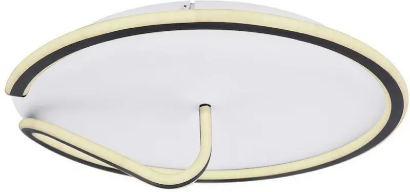 LED-Deckenleuchte Rodan in Schwarz/Weiß max. 50 Watt Deckenlampe