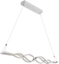 LED-Hängeleuchte Pilla in Chromfarben max. 30 Watt