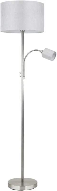 Stehleuchte Paco in Grau max. 40 Watt