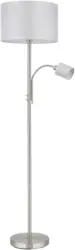 Stehleuchte Paco in Grau max. 40 Watt