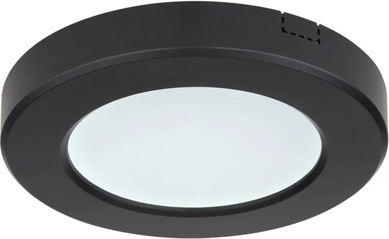 LED-Deckenleuchte Lasse in Schwarz max. 6 Watt Deckenlampe