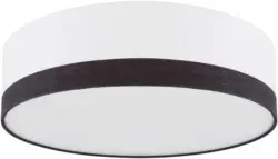 LED-Deckenleuchte Maggy in Schwarz/Weiß max. 20 Watt Deckenlampe