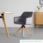 mömax Stuhl 'Sara', dunkelgrau